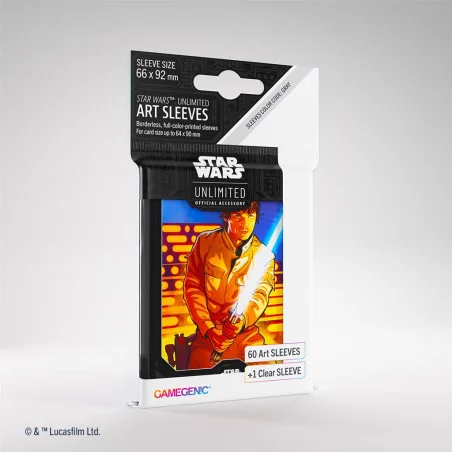 Gamegenic - Star Wars: Unlimited - Art Sleeves - Luke Skywalker | 4251715413999