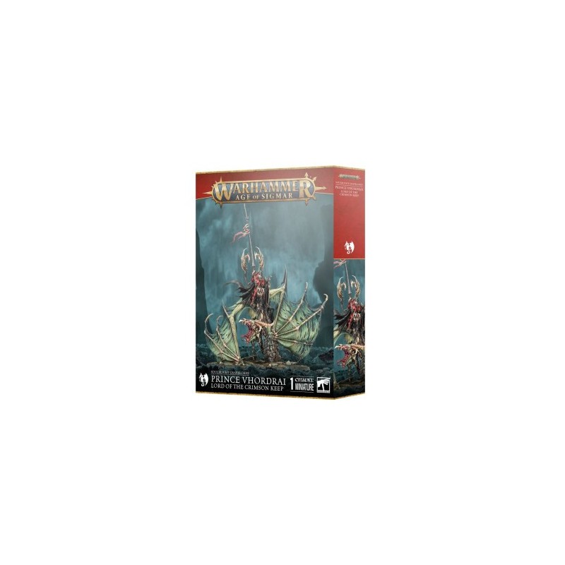 Warhammer Age of Sigmar - Soulblight Gravelords: Prins Vhordrai Lord/Crimson Keep