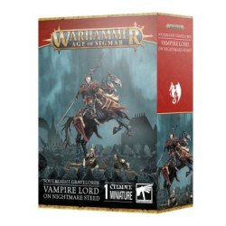 Warhammer Age of Sigmar - Soulblight Gravelords : Vampire Lord On Nightmare Steed
