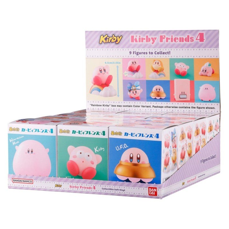 Kirby Friends Mini-figurine Vague 4 (Réédition) 7 cm Display (12)