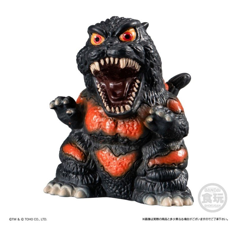 Godzilla Softvinyl Poupée (Réédition) 8 cm Display (10)