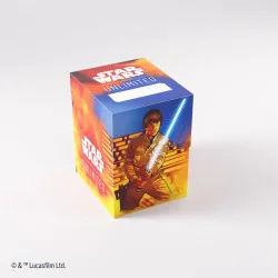 Gamegenic - Star Wars: Unlimited - Soft Crate Deck Box - Luke/Vader | 4251715413906