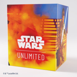 Gamegenic - Star Wars: Unlimited - Dekkist met zachte kist - Luke/Vader