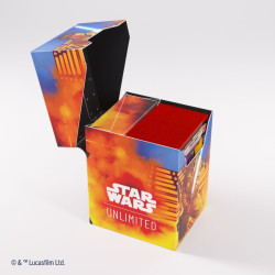 Gamegenic - Star Wars: Unlimited - Soft Crate Deck Box - Luke/Vader