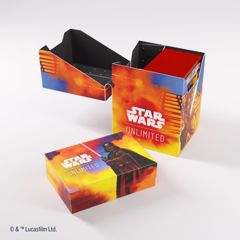 Gamegenic - Star Wars: Unlimited - Soft Crate Deck Box - Luke/Vader