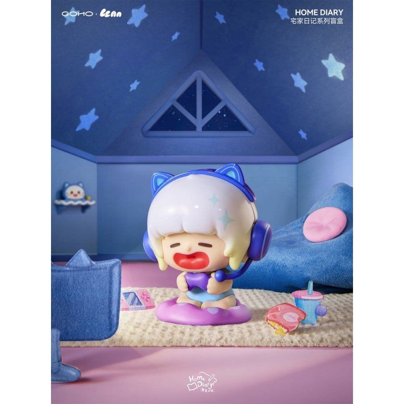 Original Character Trading Figures Blind Box 8-Pack Lazy Home Diary 9 cm  