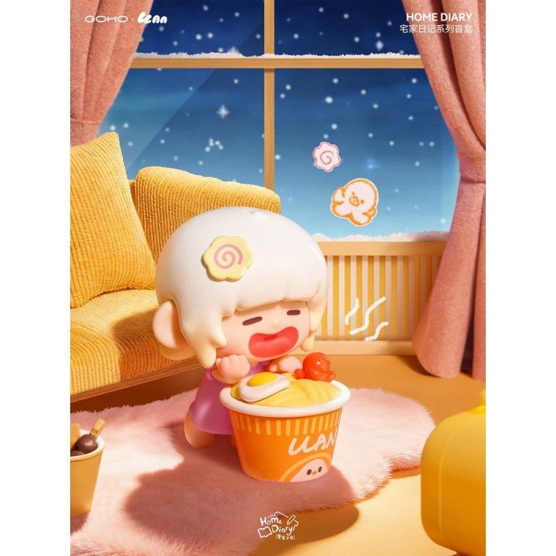 Original Character Trading Figures Blind Box 8-Pack Lazy Home Diary 9 cm  