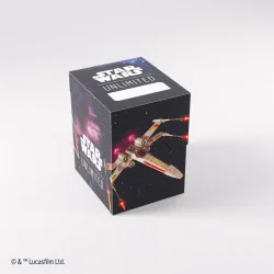 Gamegenic - Star Wars: Unlimited - Soft Crate Deck Box - X-Wing/TIE Fighter