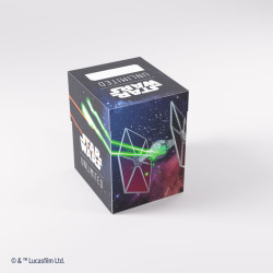 Gamegenic - Star Wars: Unlimited - Soft Crate Deck Box - X-Wing/TIE Fighter