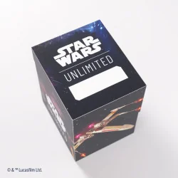 Gamegenic - Star Wars: Unlimited - Dekkast met zachte krat - X-Wing/TIE Fighter | 4251715413913