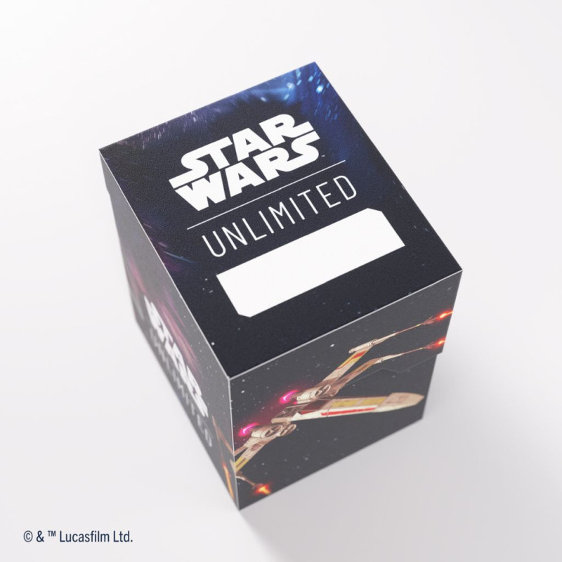Gamegenic - Star Wars: Unlimited - Soft Crate Deck Box - X-Wing/TIE Fighter