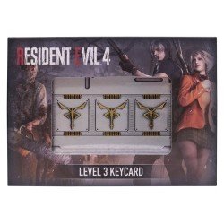 Resident Evil 4 pack 3 répliquen Level 3 Keycards Limited Edition