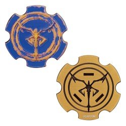 Resident Evil 4 Replica Church Puzzle Medallion Set