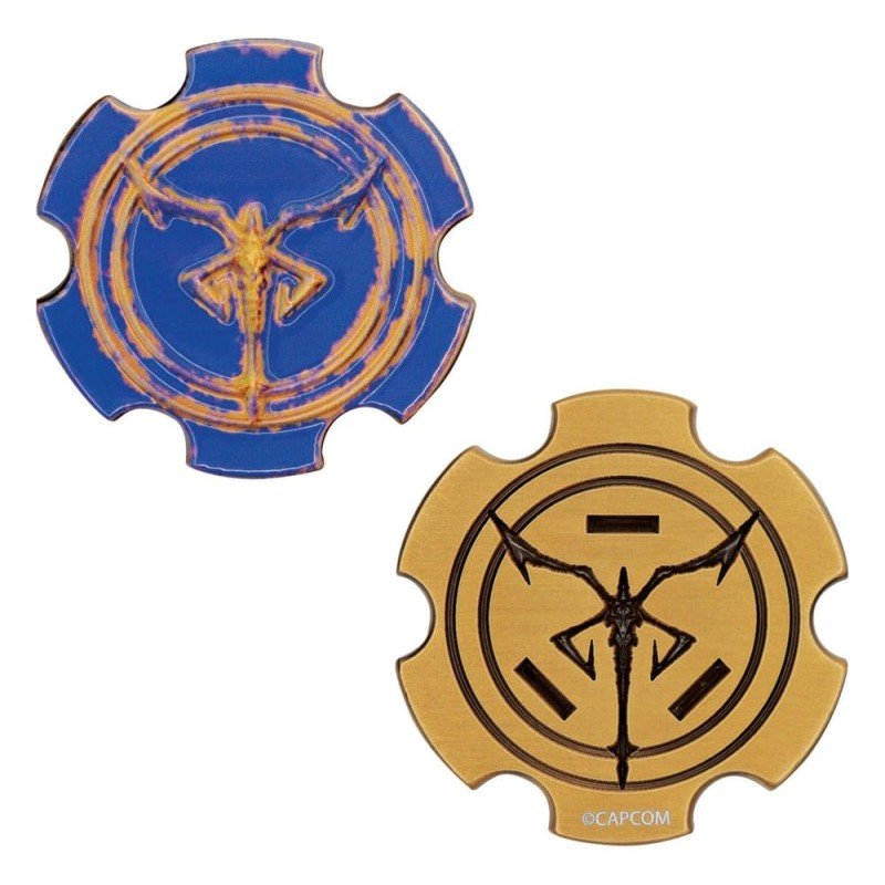 Resident Evil 4 Replica Church Puzzle Medallion Set
