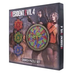Resident Evil 4 Replica Church Puzzle Medallion Set