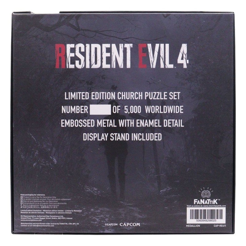 Resident Evil 4 Replica Church Puzzle Medallion Set