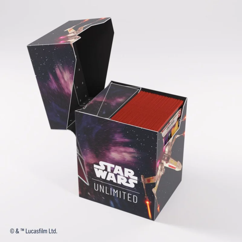 Gamegenic - Star Wars: Unlimited - Soft Crate Deck Box - X-Wing/TIE Fighter | 4251715413913