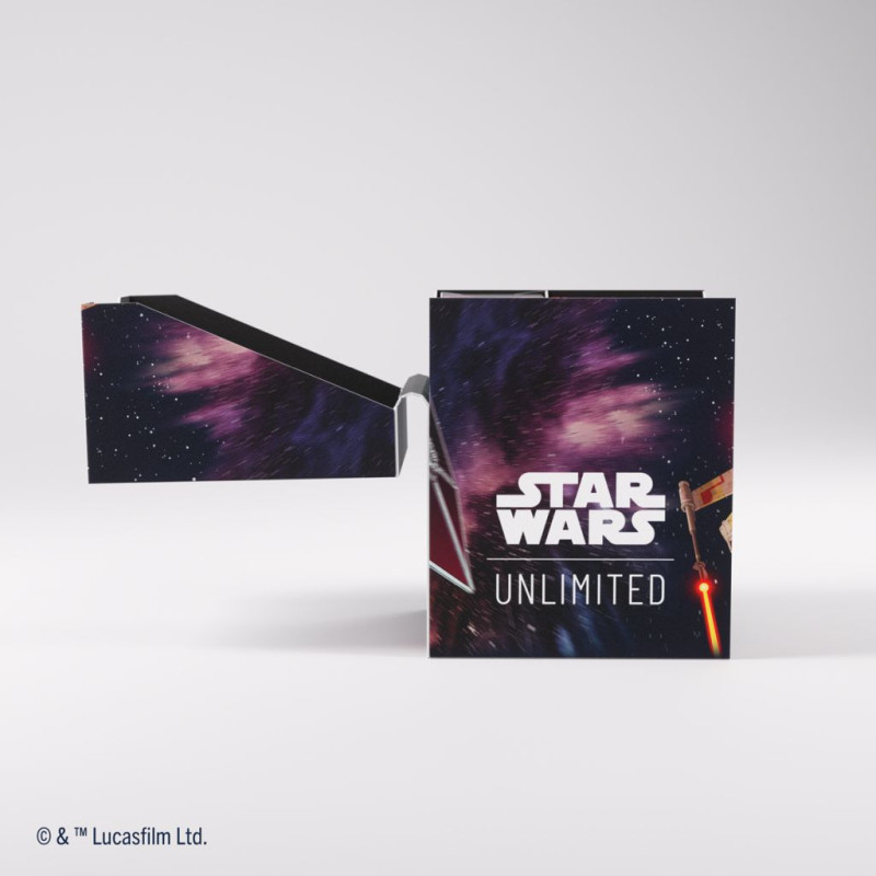 Gamegenic - Star Wars: Unlimited - Soft Crate Deck Box - X-Wing/TIE Fighter