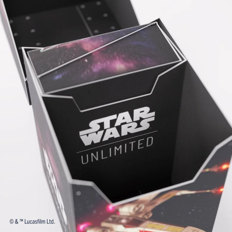 Gamegenic - Star Wars: Unlimited - Dekkast met zachte krat - X-Wing/TIE Fighter | 4251715413913
