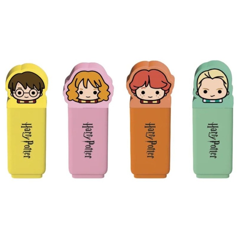 Harry Potter Set of 4 Highlighters with Topper