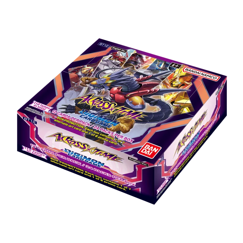 Digimon Card Game - Across Time (BT12) - Display 24 booster packs EN | 811039039561