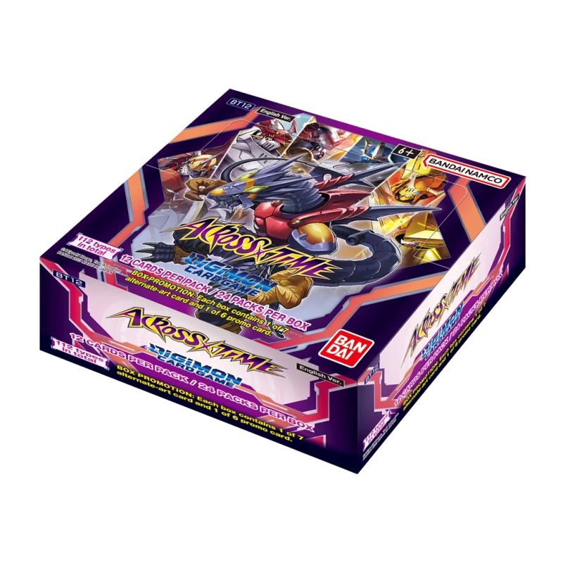 Digimon Kaartspel - Dwars Tijd (BT12) - Display 24 booster packs EN | 811039039561