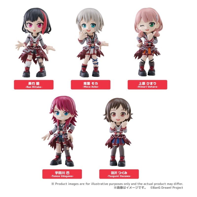 BanG Dream! PalVerse Collection assortiment figurines PVC Afterglow Box Ver. 5 cm (6)