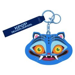 KPop Demon Hunters porte-clés silicone Derpy Tiger