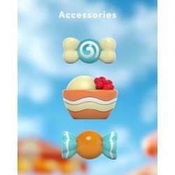 Sanrio Kandy Pompompurin Sea Breeze Series 15 cm 