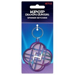 KPop Demon Hunters porte-clés métal Spinner Huntrix