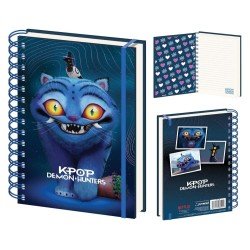 KPop Demon Hunters cahier à spirale A5 Wiro 3D Derpy Tiger