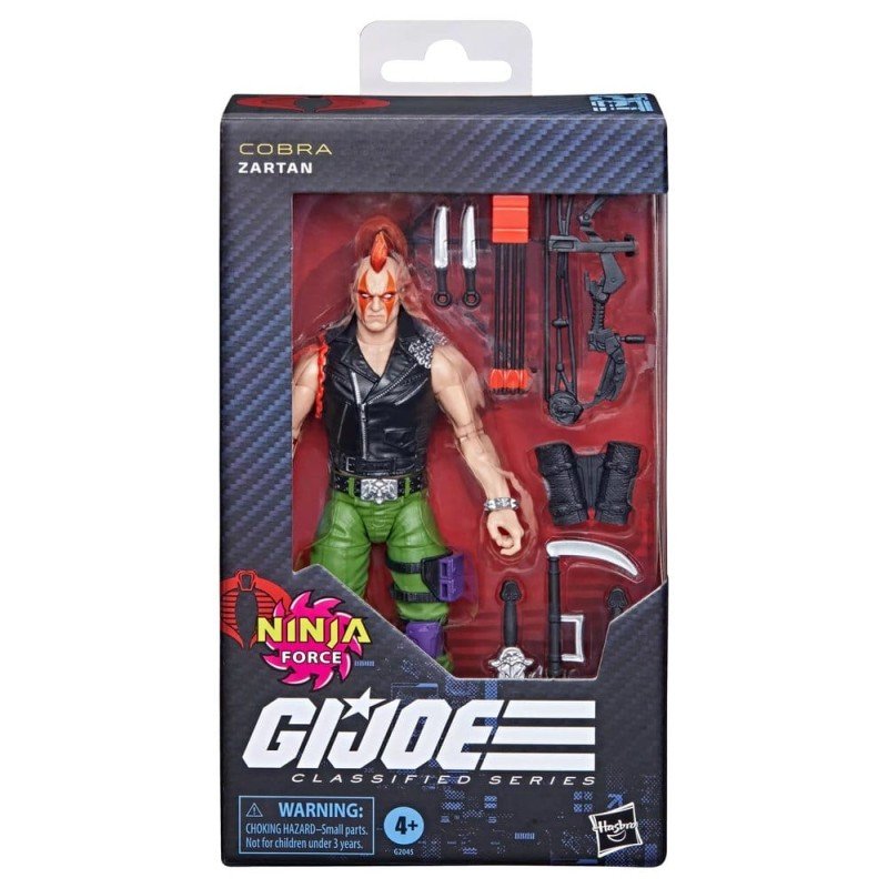 G.I. Joe Classified Series Action Figure no.192 Ninja Force Zartan 15 cm