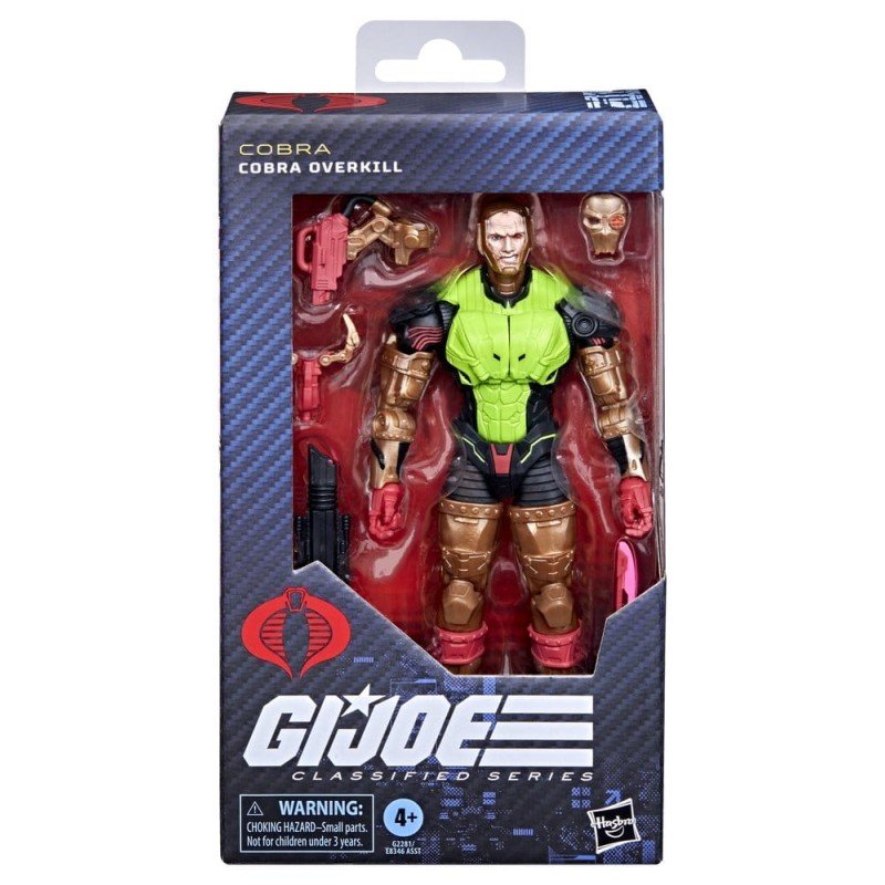 G.I. Joe Classified Series Action Figure no.201 Cobra Overkill 15 cm