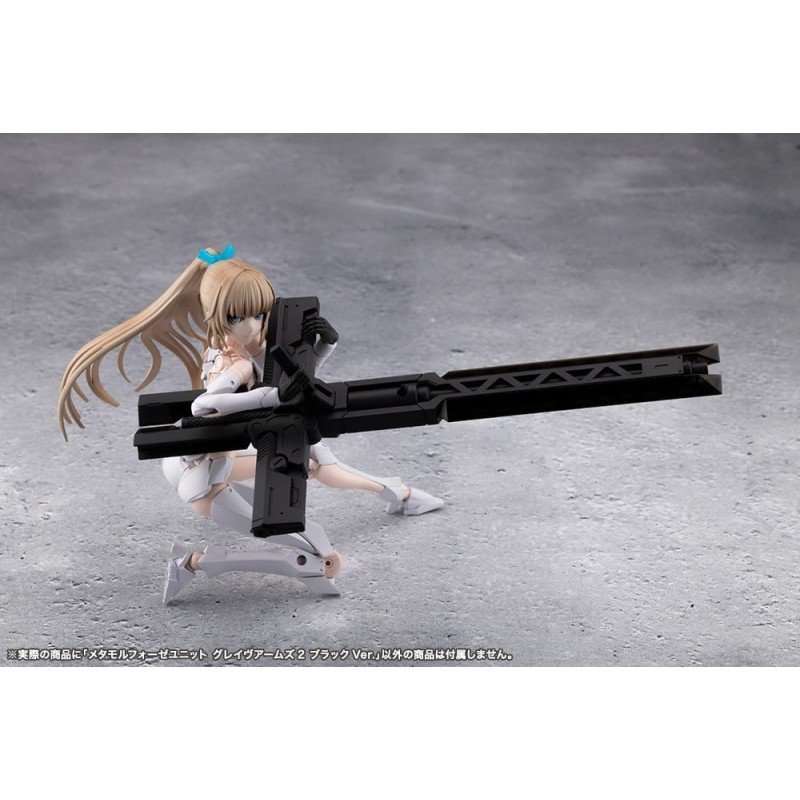 Megalomaria Unlimited Universe accessoires Plastic Model Kit Metamorphose Unit Grave Arms 2 Black Ver.