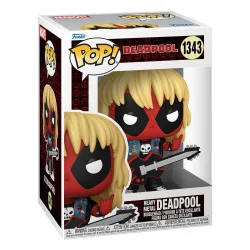 Marvel Deadpool Figure Funko POP! Bobblehead Vinyl Heavy Metal Deadpool 9 cm