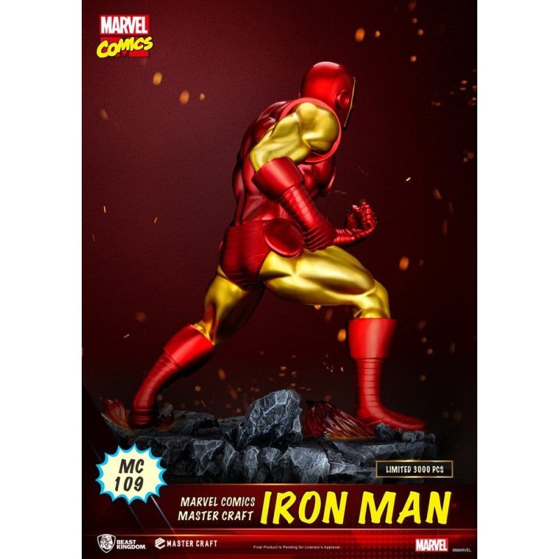 Marvel Comics statuette Master Craft Iron Man 29 cm