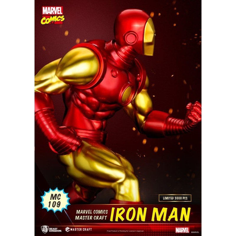 Marvel Comics statuette Master Craft Iron Man 29 cm