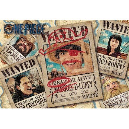 One Piece puzzle 1000 pièces Wanted