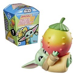 Star Wars Mini Figures 4 cm Grogu Snack Attack Series 1 Blind Box Display (24)