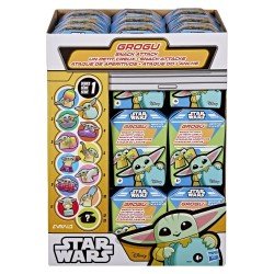 Star Wars présentoir boîte-mystère mini-figurines Grogu Snack Attack Series 1  4 cm (24)