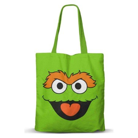 Sac de courses FAN Visage d'Oscar le grincheux