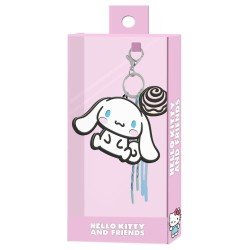 Sanrio Charm Keyring Cinnamoroll Face