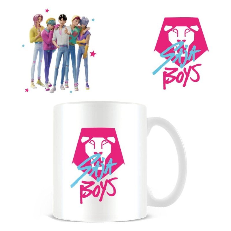 KPop Demon Hunters mug Saja Boys White