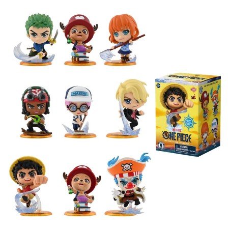 One Piece présentoir boîte-mystère figurines mini Cosbi 8 cm (8)