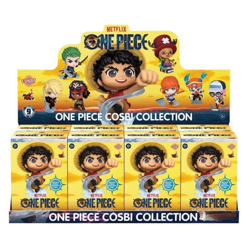 One Piece Cosbi Mini Figures 8 cm Blind Box Display (8)