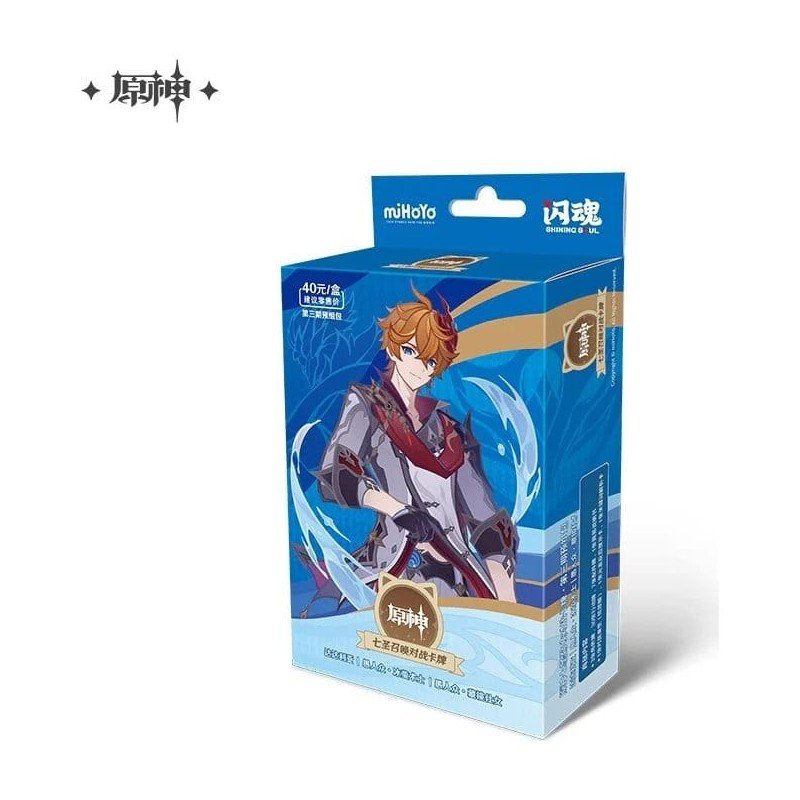 Genshin Impact Jeu de Cartes à Collectionner Pre-Build Starter Deck 02 Series 03 Tartaglia *Version Chinoise*