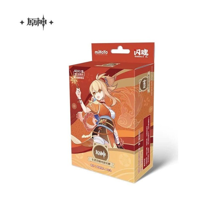 Genshin Impact Jeu de Cartes à Collectionner Pre-Build Starter Deck 08 Series 03 Yoimiya *Version Chinoise*