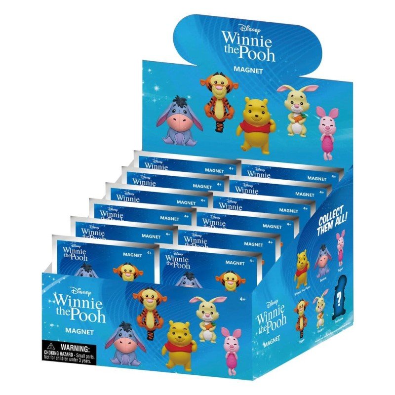 Winnie the Pooh Magnets blind pack Series 1 Display (12)