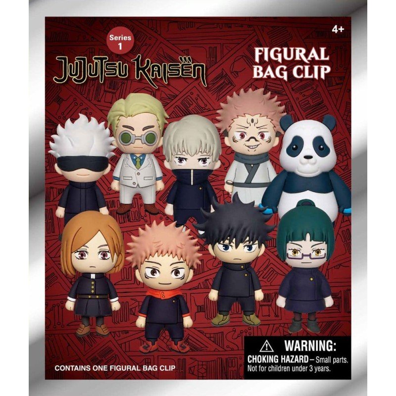 Jujutsu Kaisen 3D Foam Bag Clips Serie 1 Display (24)
