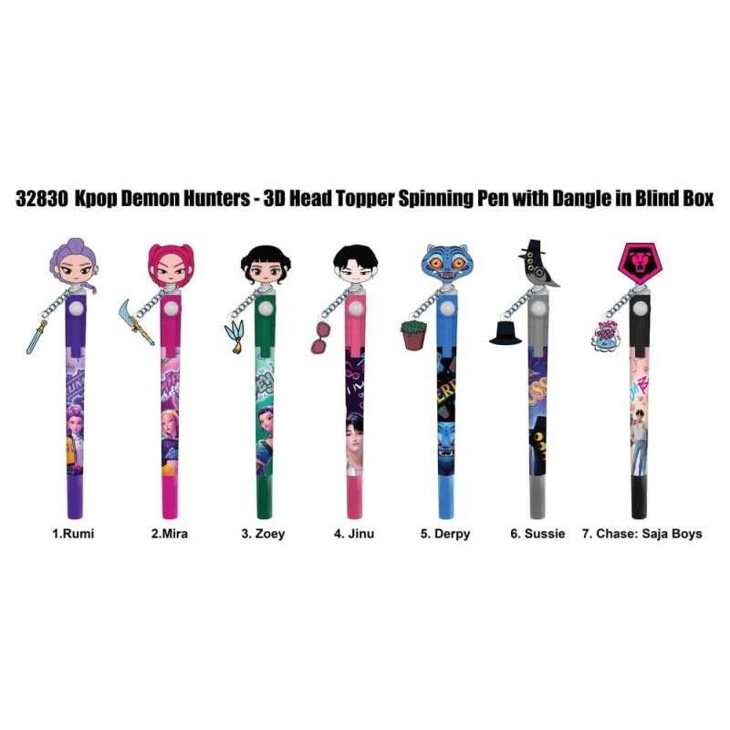 K-Pop Demon Hunter 3D Head Topper Pen Display (16)
